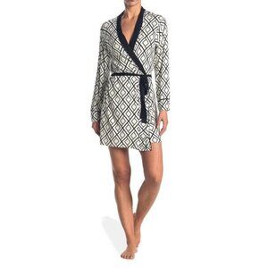 Vince Camuto NWT $70 Black & White Deco Geo Misha Robe S/P
